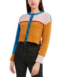 BCBGeneration Colorblock Button-Front Cardigan  Reviews - Sweaters - Women - Macys at Macys