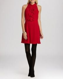 BCBGeneration Dress - Ruffle Front at Bloomingdales