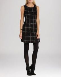 BCBGeneration Dress - Windowpane Plaid at Bloomingdales