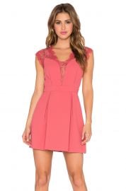 BCBGeneration Lace Inset Cocktail Dress at Revolve