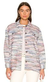 BCBGeneration Tweed Long Jacket in Multi at Revolve