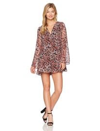 BCBGeneration Women s Printed Back Lace up Romper at Amazon