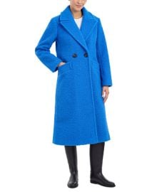 BCBGeneration Womens Double-Breasted Boucl Walker Coat - Macys at Macys