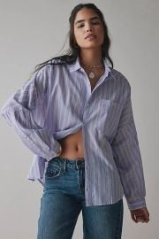 BDG Alex Breezy Cotton Oversized Button Down Shirt at Urban Outfitters