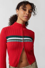 BDG Bella Recycled Zip Up Cardigan at Urban Outfitters