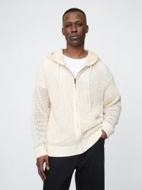 BDG Boardwalk Mesh Zip Hoodie Sweatshirt at Nordstrom