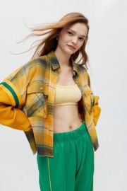 BDG Caleb Sporty Flannel Shirt at Urban Outfitters