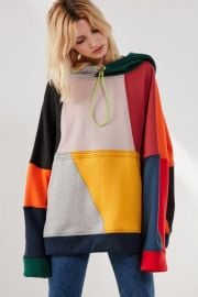 BDG Colorblock Drawstring Hoodie Sweatshirt at Urban Outfitters