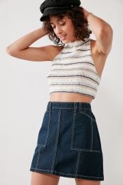 BDG Denim Workwear Mini Skirt by Urban Outfitters at Urban Outfitters