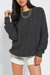 BDG Fall for Cable Knit Sweater at Urban Outfitters