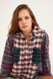 BDG Kaden Mixed Plaid Button-Down Shirt at Urban Outfitters