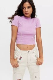 BDG Katie Seamed Baby Tee at Urban Outfitters