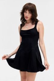 BDG Leah Pleated Mini Dress at Urban Outfitters