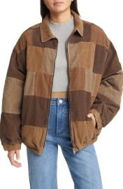 BDG Patchwork Corduroy Harrington Jacket at Nordstrom