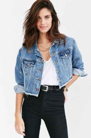 BDG Raw Edge Denim Trucker Jacket at Urban Outfitters