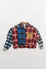 BDG Rayne Patchwork Flannel Shirt at Urban Outfitters