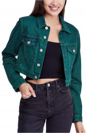 BDG Urban Outfitters Overdyed Crop Denim Jacket   Nordstrom at Nordstrom