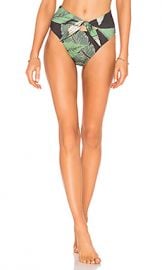 BEACH RIOT x REVOLVE Emma Bikini Bottom in Black Palm from Revolve com at Revolve