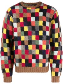 BEAMS PLUS Patchwork Crew Neck Jumper - at Farfetch