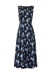 BECKEN FLOWY PLEAT DRESS at Rent The Runway