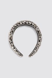 BEJEWELED PADDED HEADBAND at Zara