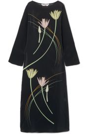 BERNADETTE - Floral-print silk crepe de chine maxi dress at Net A Porter