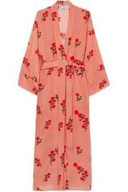 BERNADETTE - Peignoir floral-print silk crepe de chine robe at Net A Porter