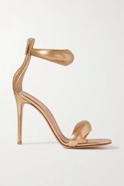 BIJOUX 105 metallic leather sandals at Net a Porter