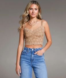 BKE core Floral Lace Bralette - Women39s Intimates in White Buckle at Buckle