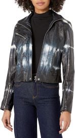 BLANKNYC  womens Vegan Leather Moto Jacket at Amazon