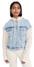 BLANKNYC Blooming Denim Sweater Jacket at Shopbop