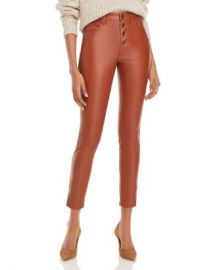 BLANKNYC Button-Front Faux-Leather Skinny Pants - 100 Exclusive   Bloomingdales at Bloomingdales