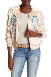 BLANKNYC Denim   Embroidered Bomber Jacket  at Nordstrom Rack