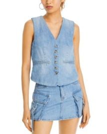 BLANKNYC Denim Vest Bloomingdales at Bloomingdales