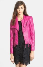 BLANKNYC Faux Leather Jacket in pink at Nordstrom