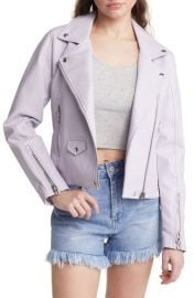 BLANKNYC Faux Leather Moto Jacket in Play Act at Nordstrom