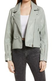 BLANKNYC Faux Leather Moto Jacket in Play Act Size X-Small at Nordstrom