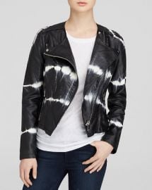 BLANKNYC Jacket - Tie-Dye Faux Leather Moto at Bloomingdales