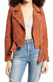 BLANKNYC Morning Suede Moto Jacket   Nordstrom at Nordstrom