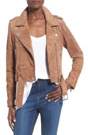 BLANKNYC Morning Suede Moto Jacket at Nordstrom