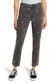 BLANKNYC Rosebud Embroidered High Waist Crop Slim Jeans  Can  x27 t Handle    Nordstrom at Nordstrom