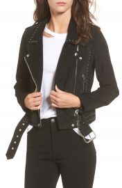 BLANKNYC Studded Suede Moto Jacket   Nordstrom at Nordstrom