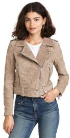 BLANKNYC Suede Jacket Sand Stoner XS at Shopbop