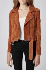 BLANKNYC Suede Moto Jacket in El Dorado at Nordstrom