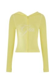 BLARE HOODIE - YELLOW PALE YELLOW at I Am Gia