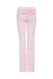 BLARE TRACKPANT - PINK : PASTEL PINK at IAMGIA