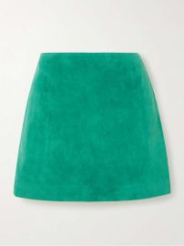 BLAZ MILANO Coci suede mini skirt NET-A-PORTER at Net a Porter