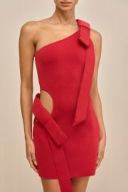 BLENDIE KNIT DRESS - MERLOT CULT GAIA at Cult Gaia