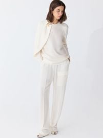 BLISS Drape sleeve Blouse Parchment CLLAS Milano at Callas