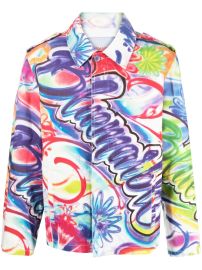 BLUEMARBLE graffiti-print Cotton Jacket - at Farfetch